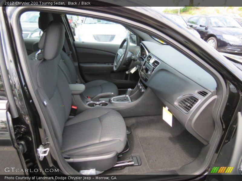 Black / Black 2012 Chrysler 200 Touring Sedan