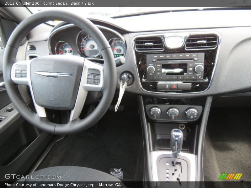 Black / Black 2012 Chrysler 200 Touring Sedan