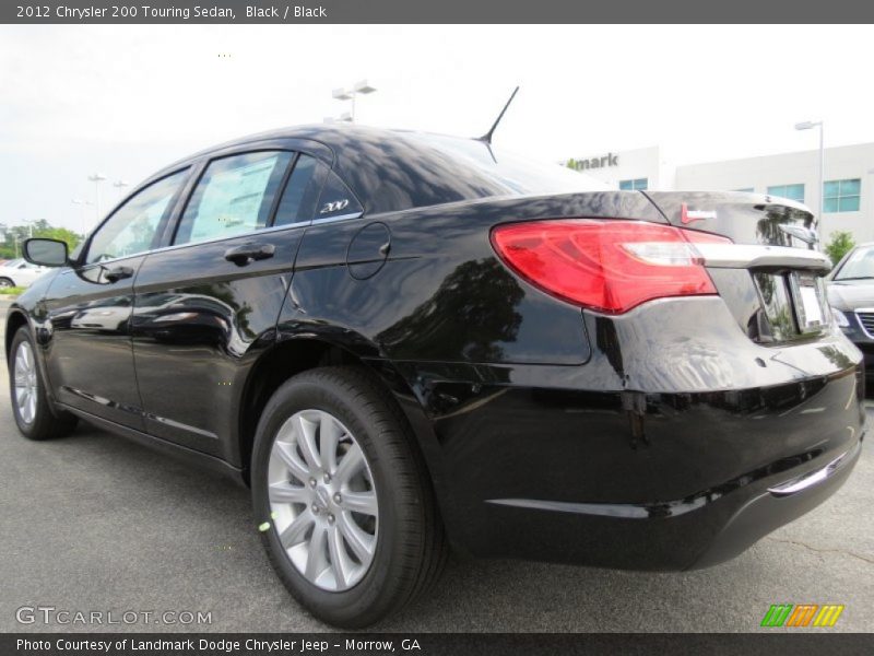 Black / Black 2012 Chrysler 200 Touring Sedan