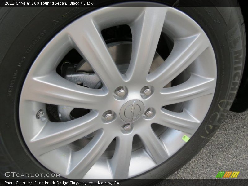 Black / Black 2012 Chrysler 200 Touring Sedan