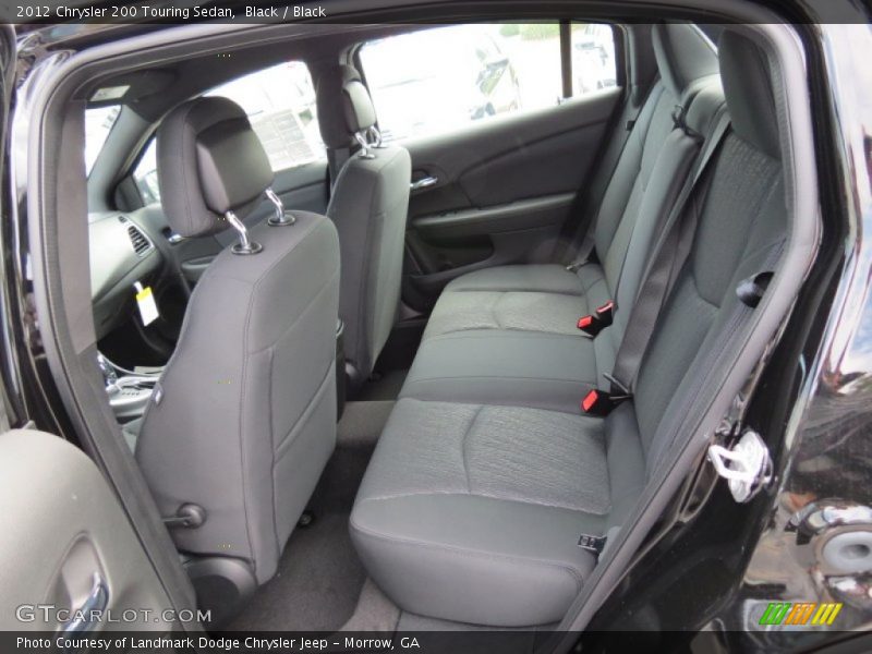 Black / Black 2012 Chrysler 200 Touring Sedan