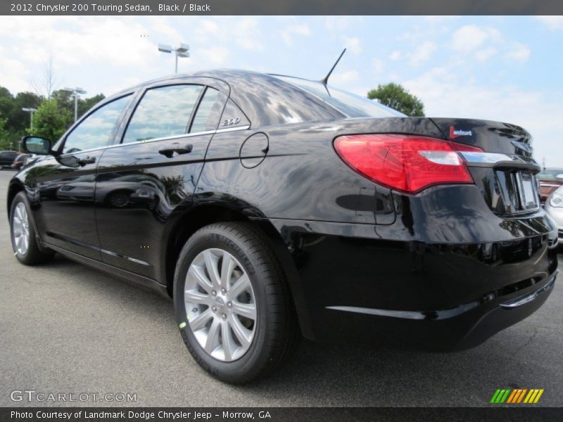 Black / Black 2012 Chrysler 200 Touring Sedan
