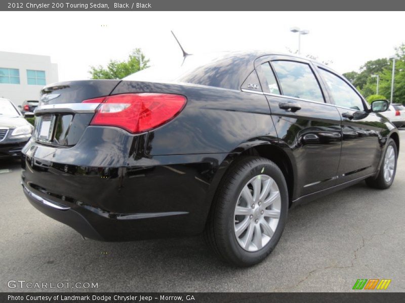 Black / Black 2012 Chrysler 200 Touring Sedan