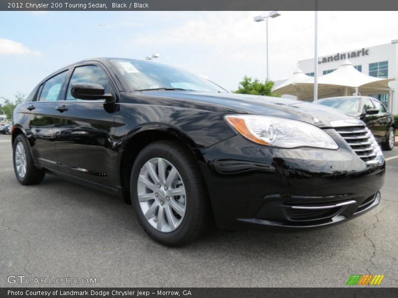 Black / Black 2012 Chrysler 200 Touring Sedan