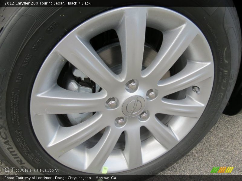 Black / Black 2012 Chrysler 200 Touring Sedan
