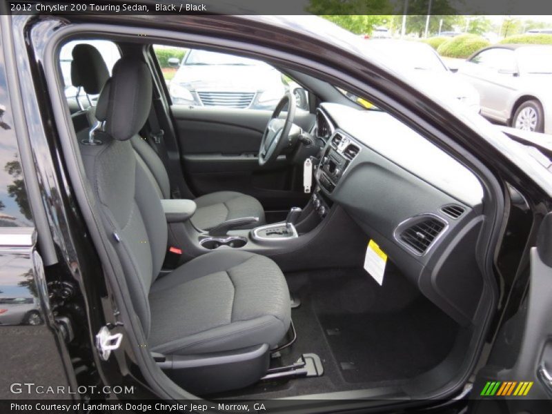 Black / Black 2012 Chrysler 200 Touring Sedan