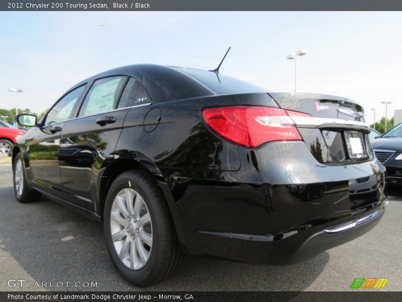 Black / Black 2012 Chrysler 200 Touring Sedan