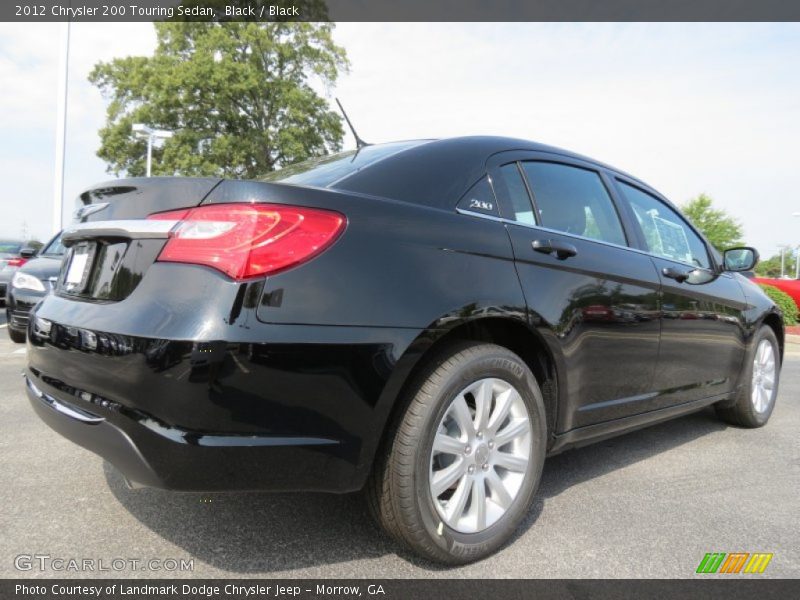 Black / Black 2012 Chrysler 200 Touring Sedan