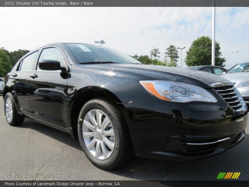 Black / Black 2012 Chrysler 200 Touring Sedan