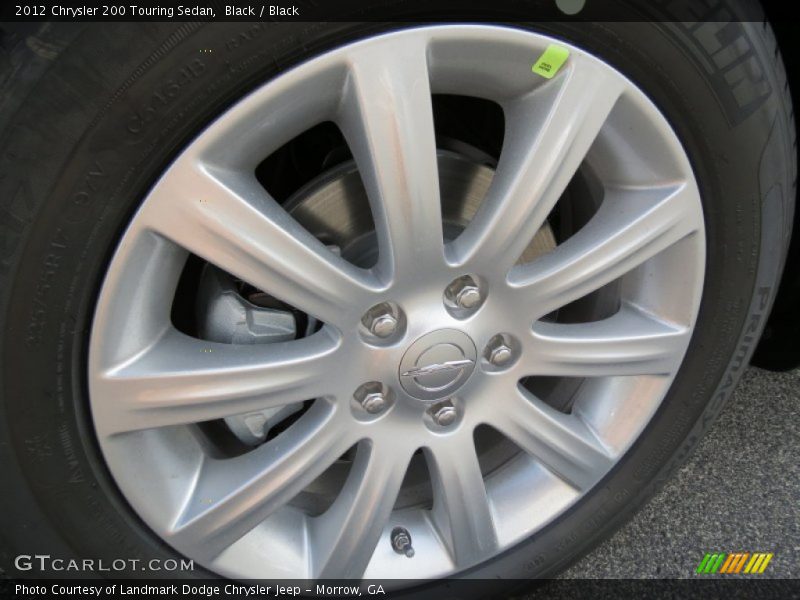 Black / Black 2012 Chrysler 200 Touring Sedan