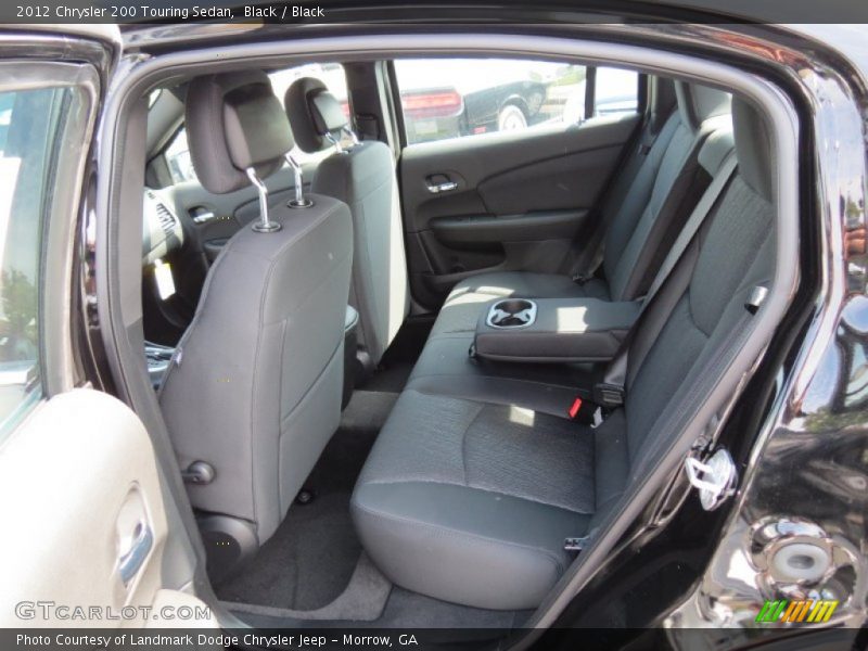 Black / Black 2012 Chrysler 200 Touring Sedan
