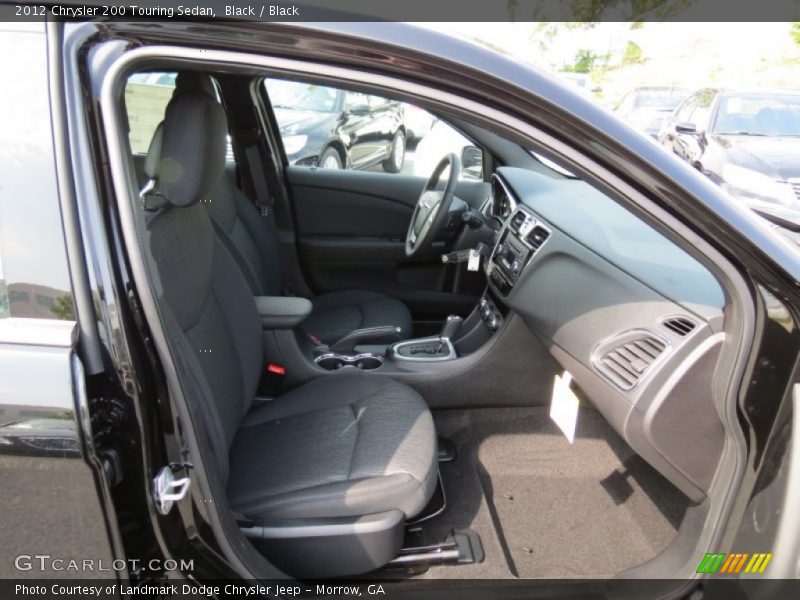 Black / Black 2012 Chrysler 200 Touring Sedan