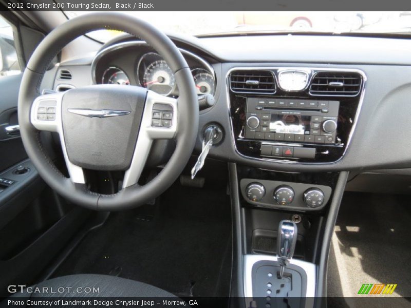 Black / Black 2012 Chrysler 200 Touring Sedan