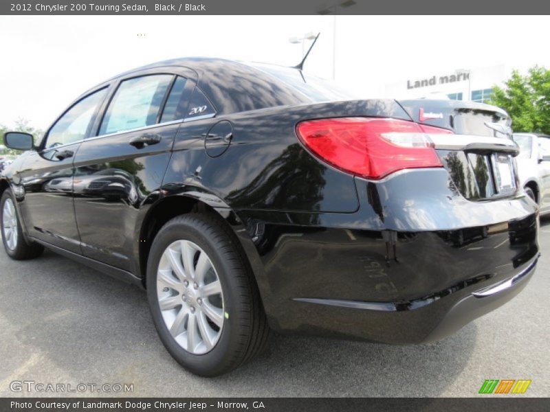Black / Black 2012 Chrysler 200 Touring Sedan