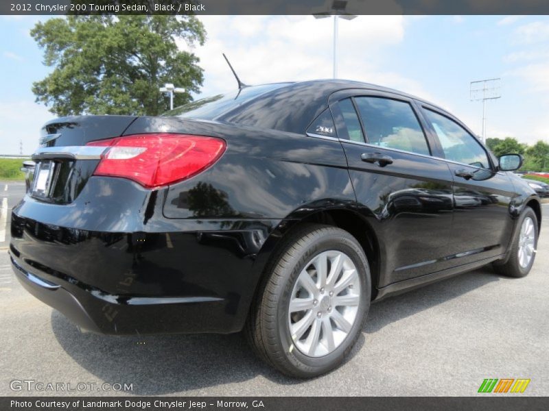 Black / Black 2012 Chrysler 200 Touring Sedan