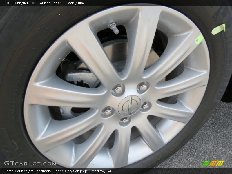 Black / Black 2012 Chrysler 200 Touring Sedan