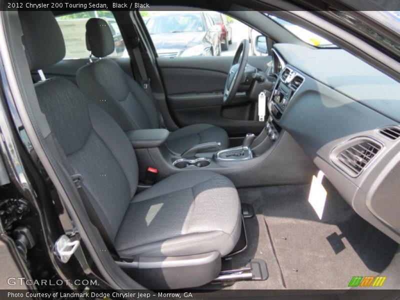 Black / Black 2012 Chrysler 200 Touring Sedan
