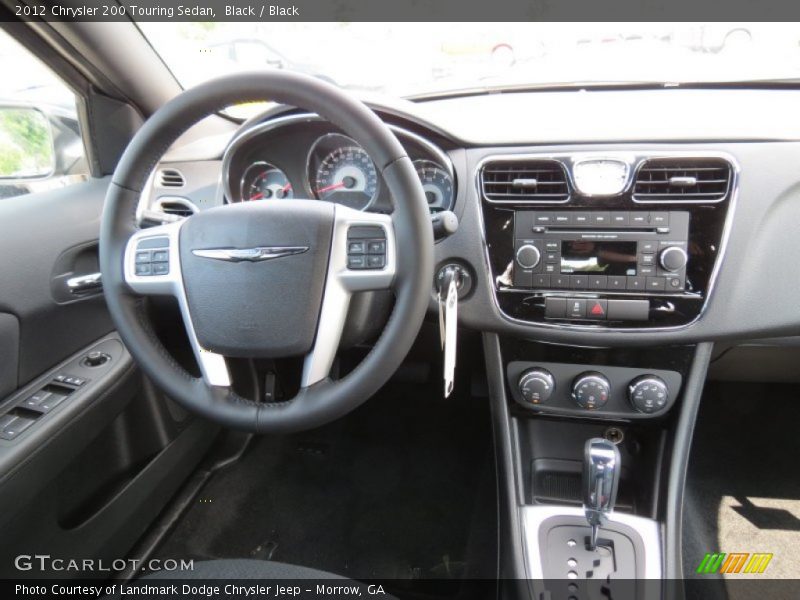 Black / Black 2012 Chrysler 200 Touring Sedan