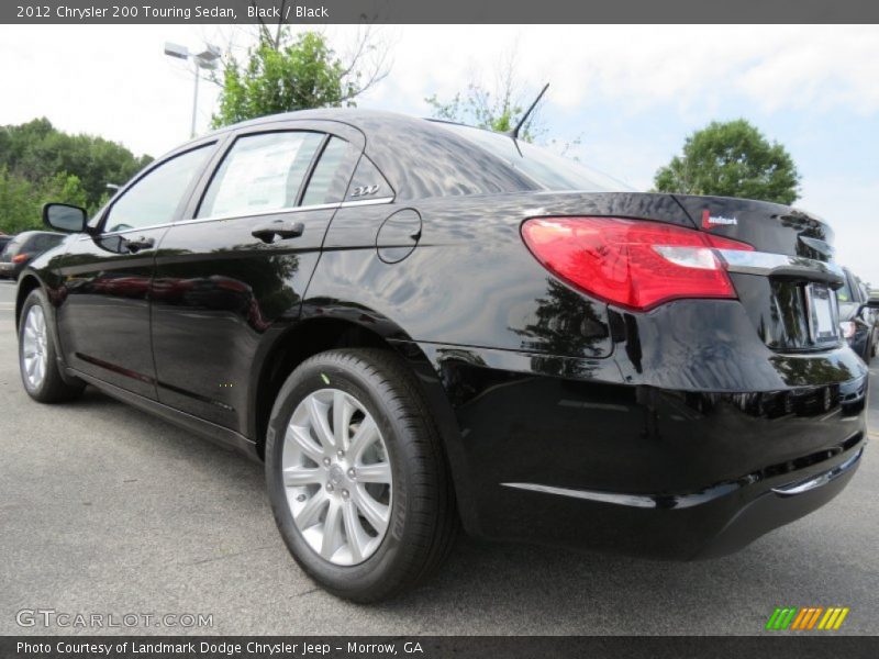 Black / Black 2012 Chrysler 200 Touring Sedan