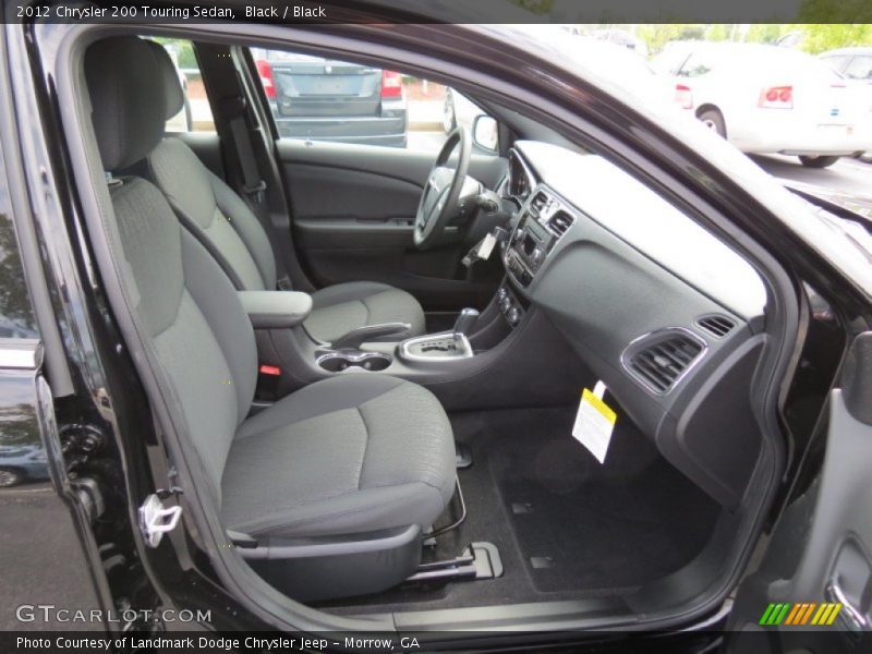 Black / Black 2012 Chrysler 200 Touring Sedan