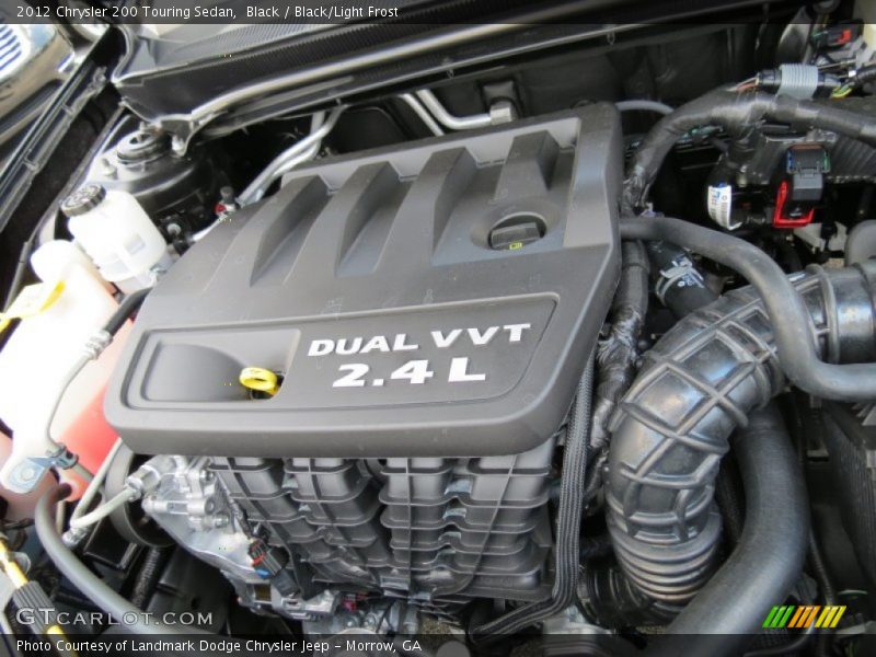 Black / Black/Light Frost 2012 Chrysler 200 Touring Sedan