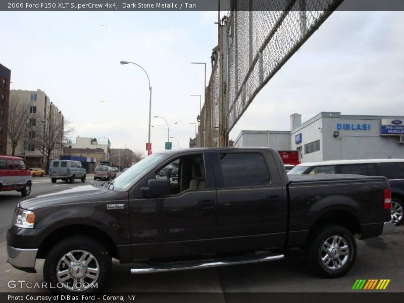 Dark Stone Metallic / Tan 2006 Ford F150 XLT SuperCrew 4x4