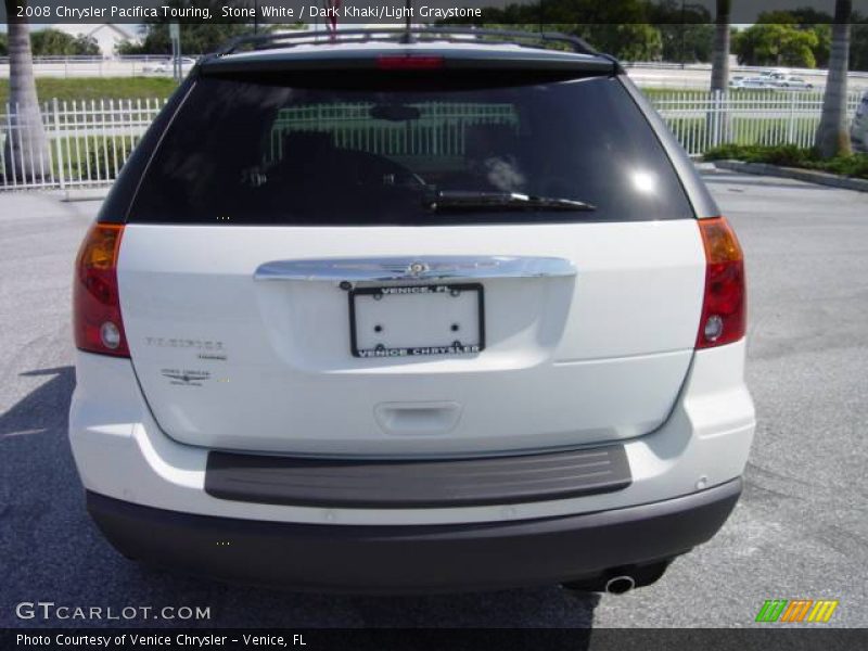Stone White / Dark Khaki/Light Graystone 2008 Chrysler Pacifica Touring