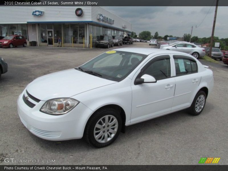 Summit White / Ebony 2010 Chevrolet Cobalt LT Sedan