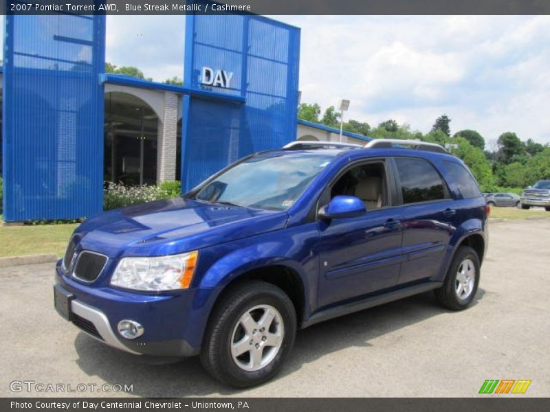Blue Streak Metallic / Cashmere 2007 Pontiac Torrent AWD