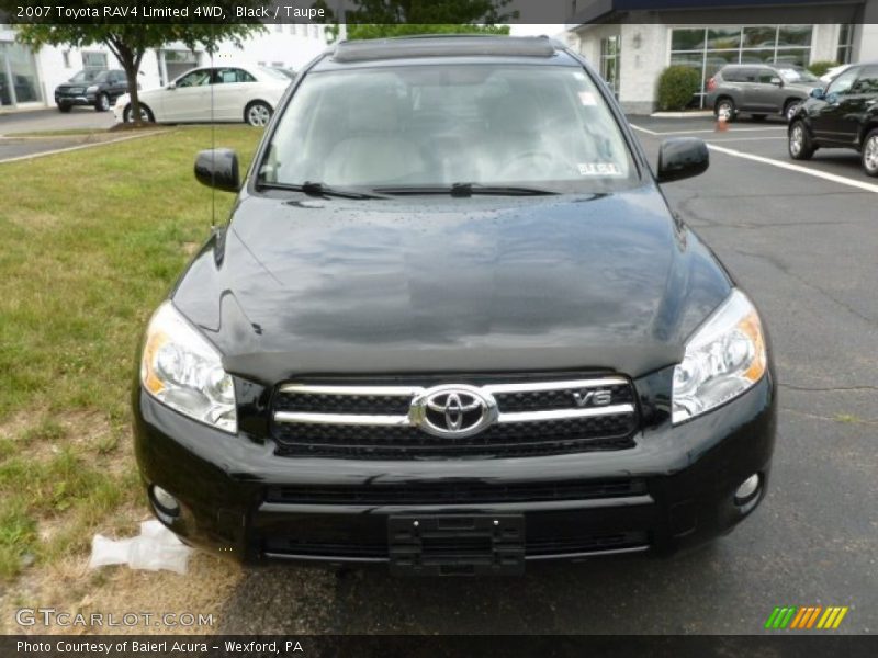 Black / Taupe 2007 Toyota RAV4 Limited 4WD