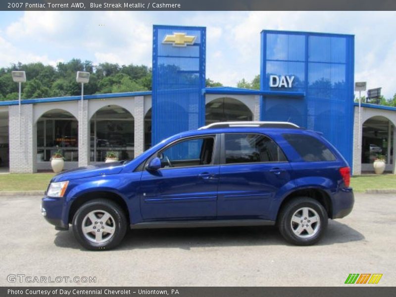 Blue Streak Metallic / Cashmere 2007 Pontiac Torrent AWD