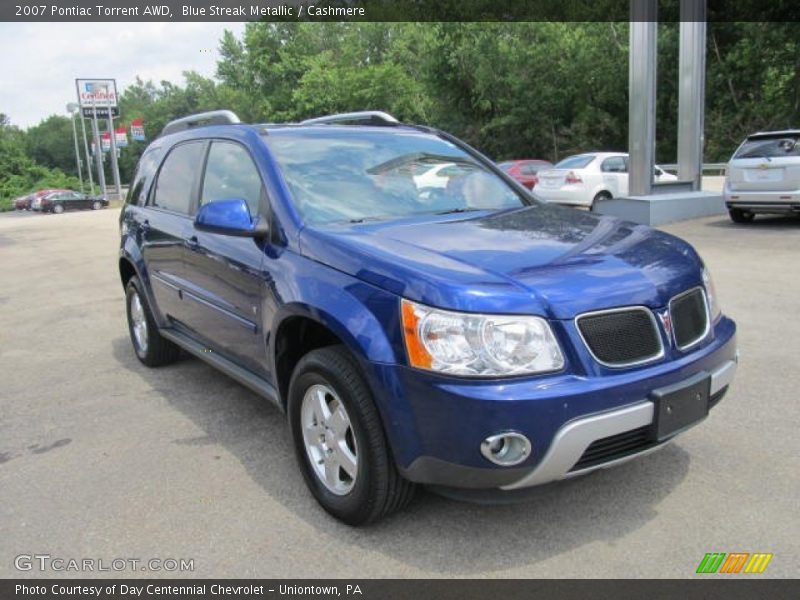 Blue Streak Metallic / Cashmere 2007 Pontiac Torrent AWD