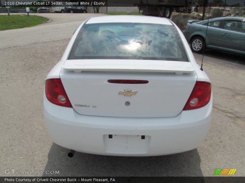 Summit White / Ebony 2010 Chevrolet Cobalt LT Sedan