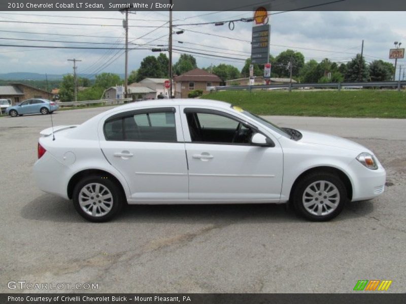 Summit White / Ebony 2010 Chevrolet Cobalt LT Sedan