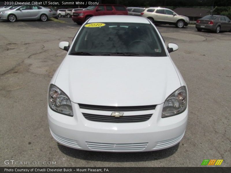 Summit White / Ebony 2010 Chevrolet Cobalt LT Sedan