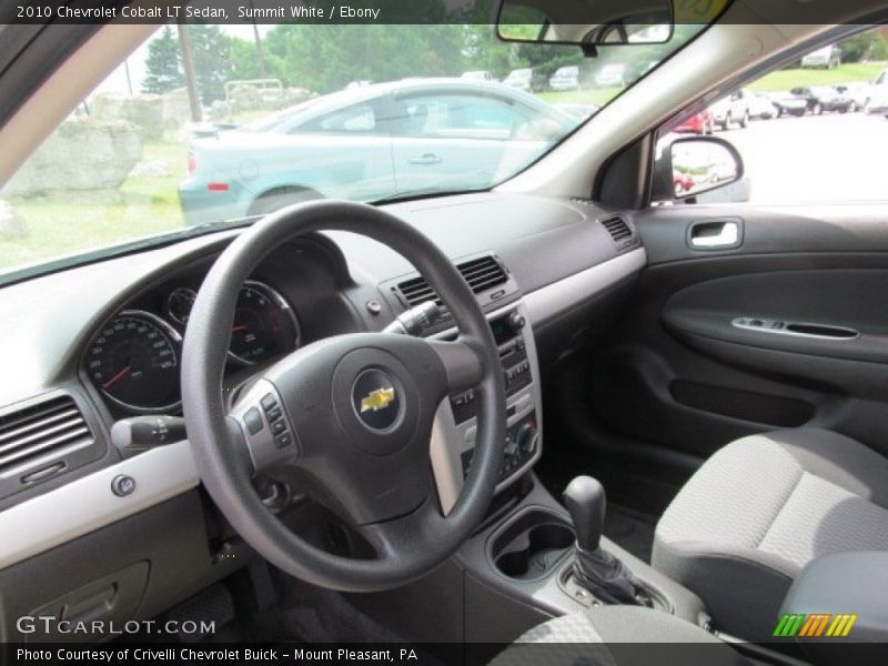 Summit White / Ebony 2010 Chevrolet Cobalt LT Sedan