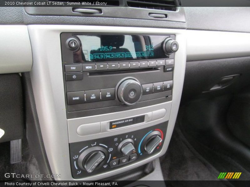 Summit White / Ebony 2010 Chevrolet Cobalt LT Sedan