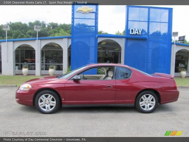 Sport Red Metallic / Neutral 2006 Chevrolet Monte Carlo LT