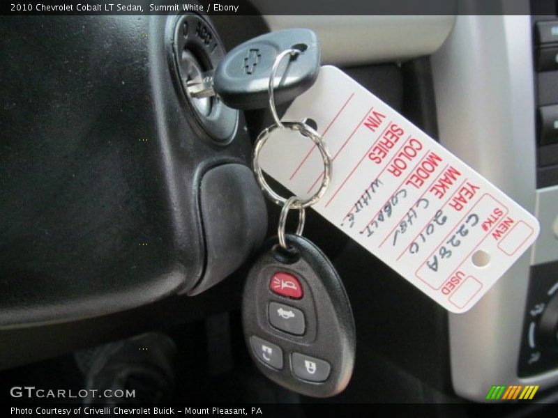Summit White / Ebony 2010 Chevrolet Cobalt LT Sedan