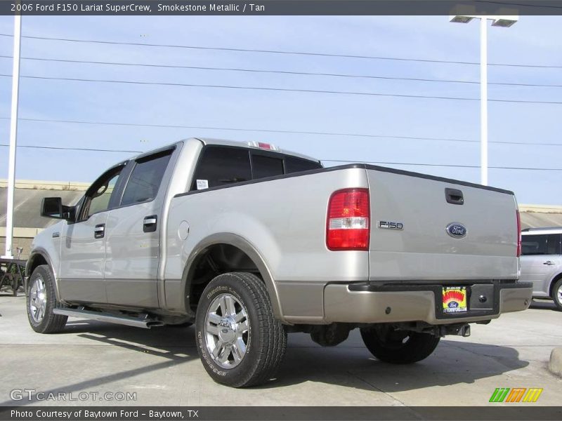 Smokestone Metallic / Tan 2006 Ford F150 Lariat SuperCrew