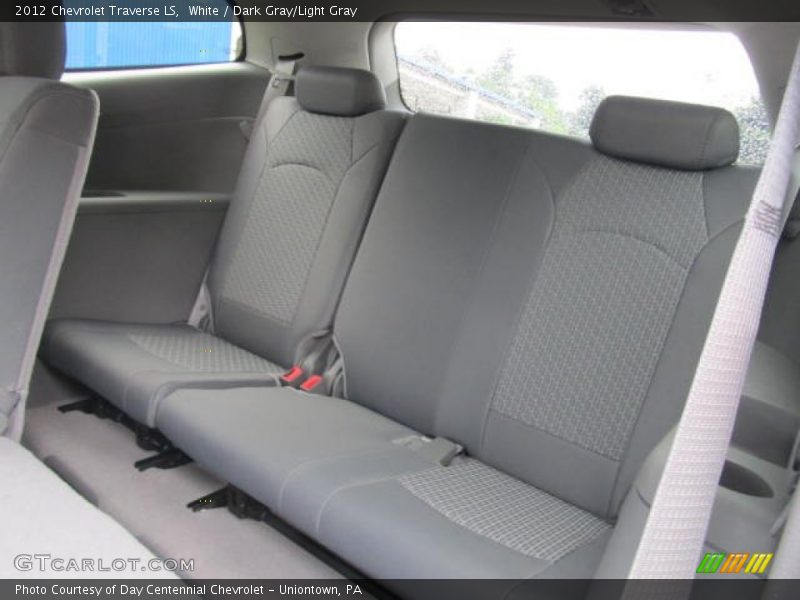 White / Dark Gray/Light Gray 2012 Chevrolet Traverse LS
