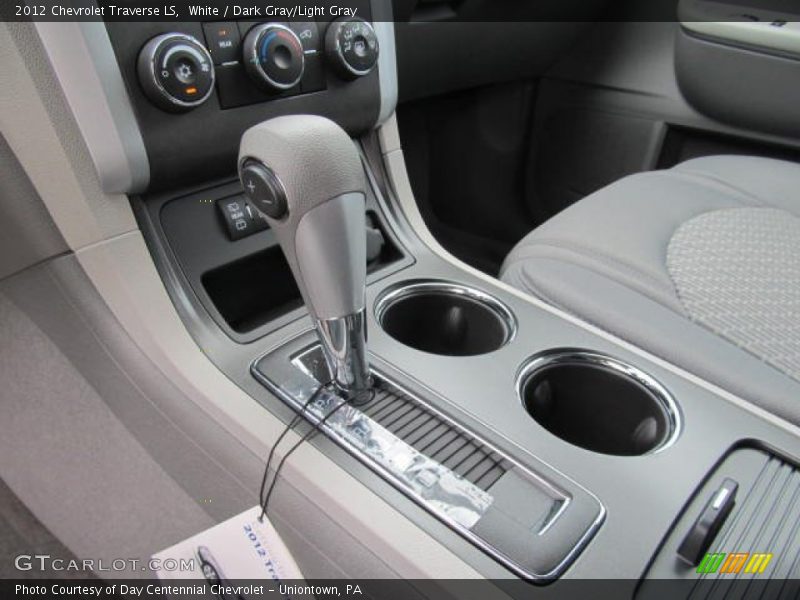 White / Dark Gray/Light Gray 2012 Chevrolet Traverse LS