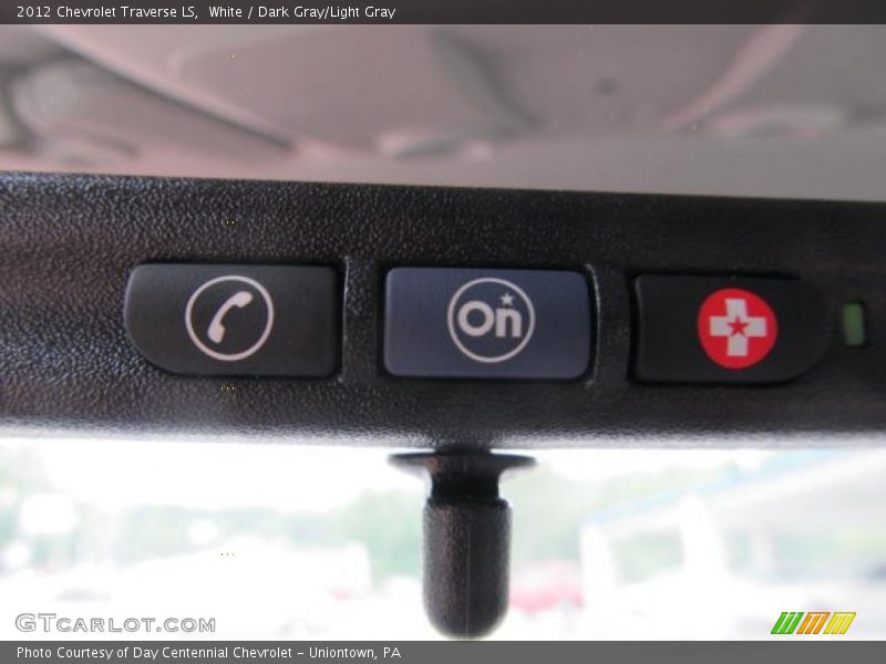 White / Dark Gray/Light Gray 2012 Chevrolet Traverse LS