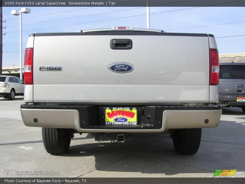 Smokestone Metallic / Tan 2006 Ford F150 Lariat SuperCrew
