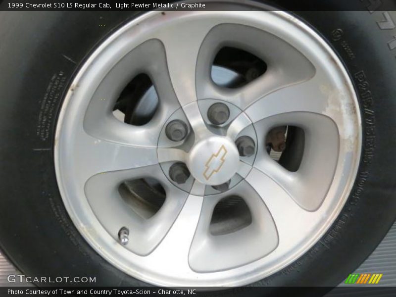 Light Pewter Metallic / Graphite 1999 Chevrolet S10 LS Regular Cab