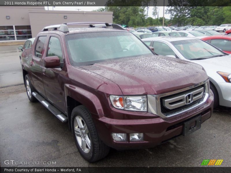 Dark Cherry Pearl / Black 2011 Honda Ridgeline RTL