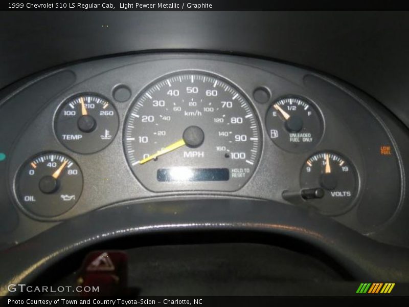 Light Pewter Metallic / Graphite 1999 Chevrolet S10 LS Regular Cab
