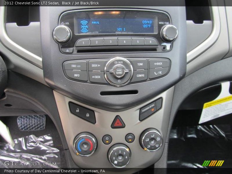 Controls of 2012 Sonic LTZ Sedan