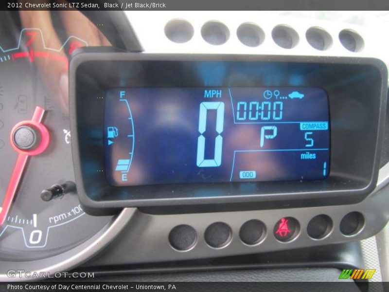  2012 Sonic LTZ Sedan LTZ Sedan Gauges