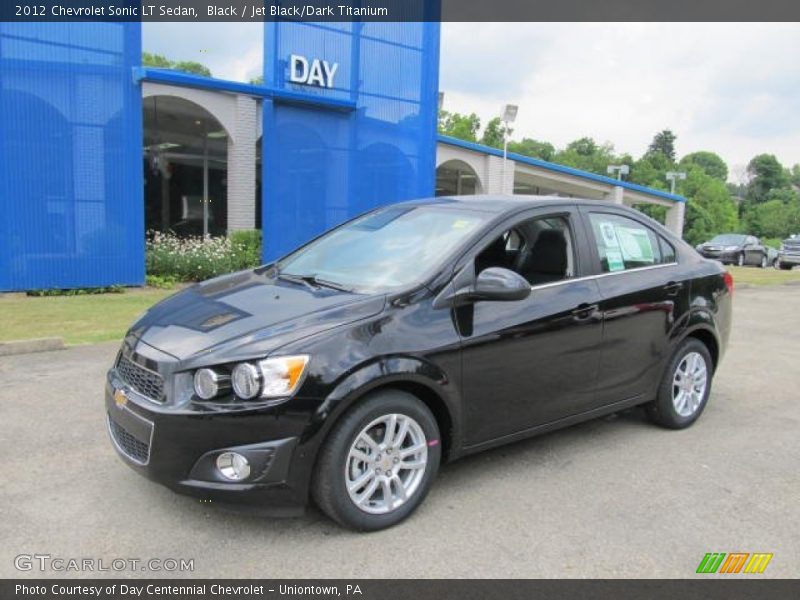 Black / Jet Black/Dark Titanium 2012 Chevrolet Sonic LT Sedan